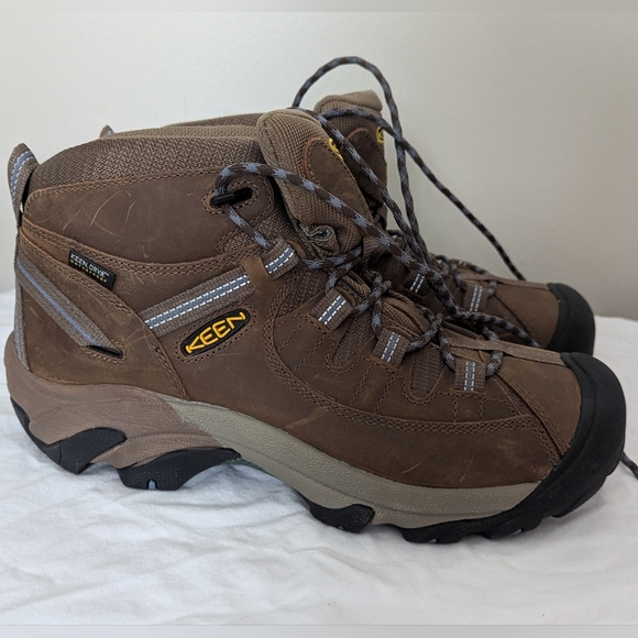 KEEN Targhee 2 Women's 9 Mid Height Waterproof Leather Hiking Boots NWOT - Picture 1 of 12